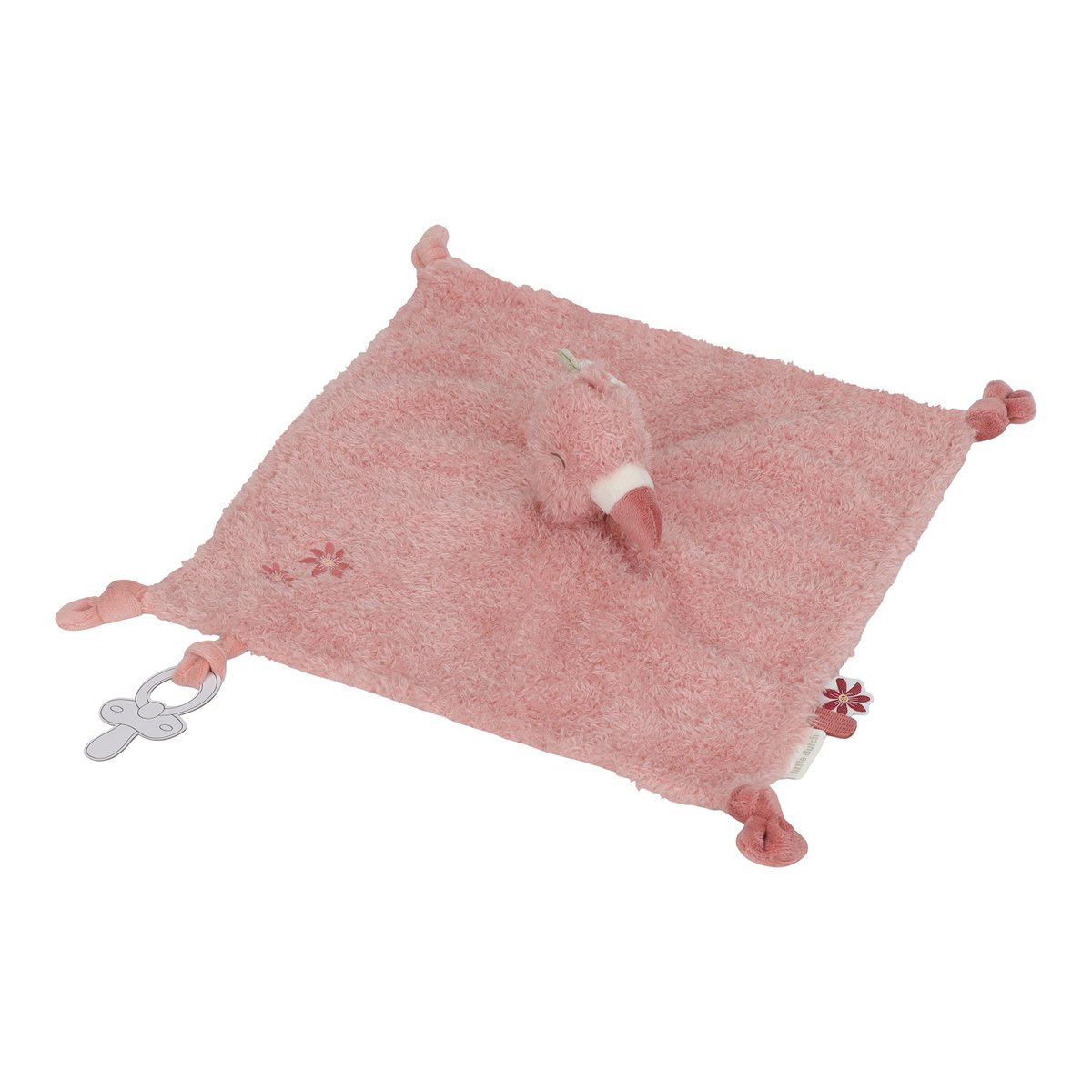 Doudou attache sucette rose, LITTLE DUTCH