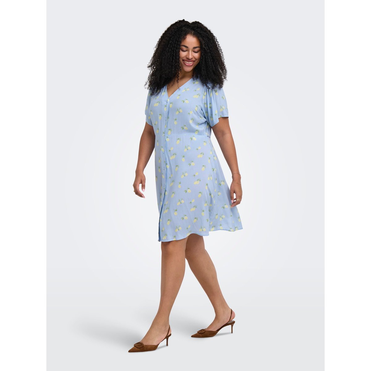 Robe cashmere blue 1, ONLY CARMAKOMA