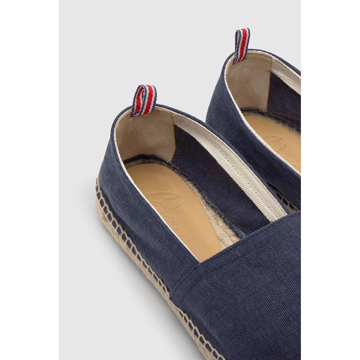 Espadrillas in cotone blu marino, CASTANER