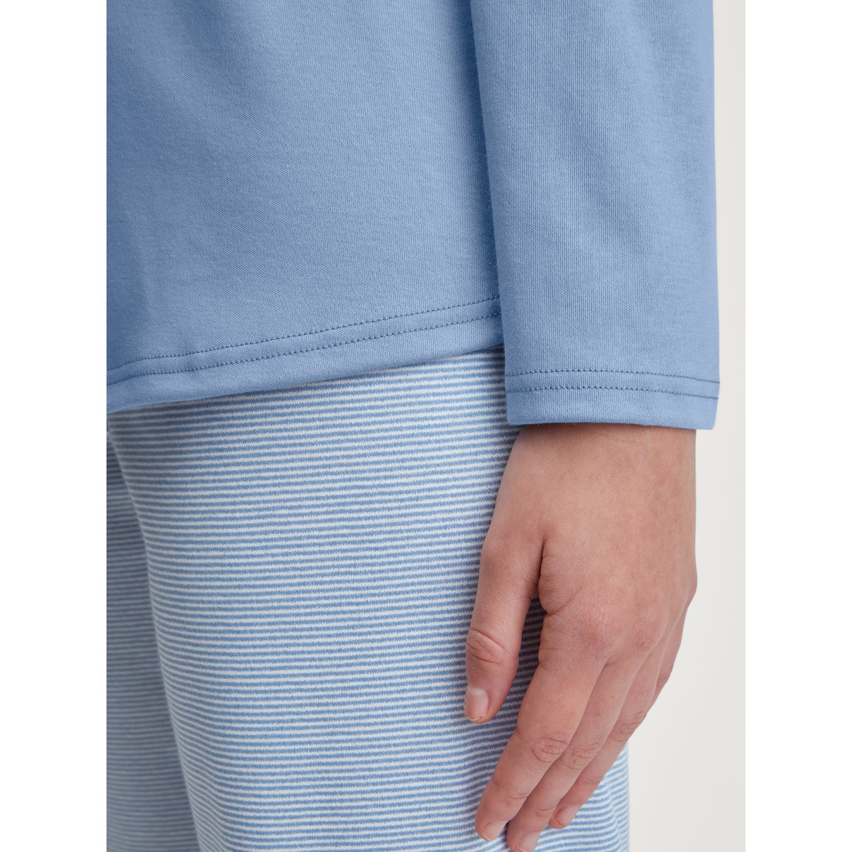 Pyjama manches longues Coton MIDNIGHT STRIPES scandinavian, CALIDA