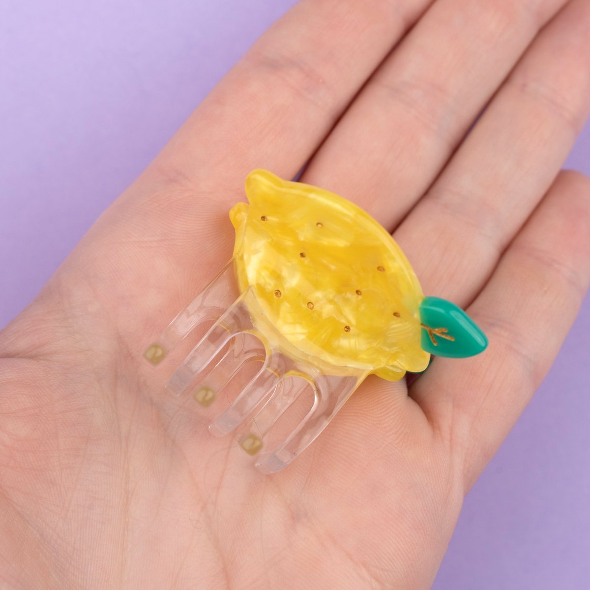 Mini pince à cheveux CITRON jaune, COUCOU SUZETTE