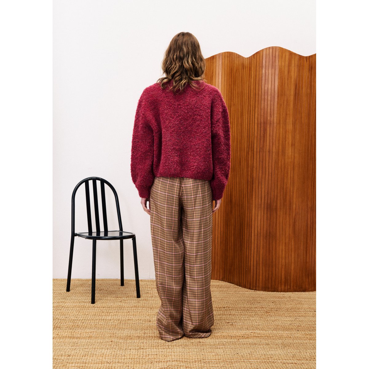 Pantalon CANELLE marron ocre, FRNCH