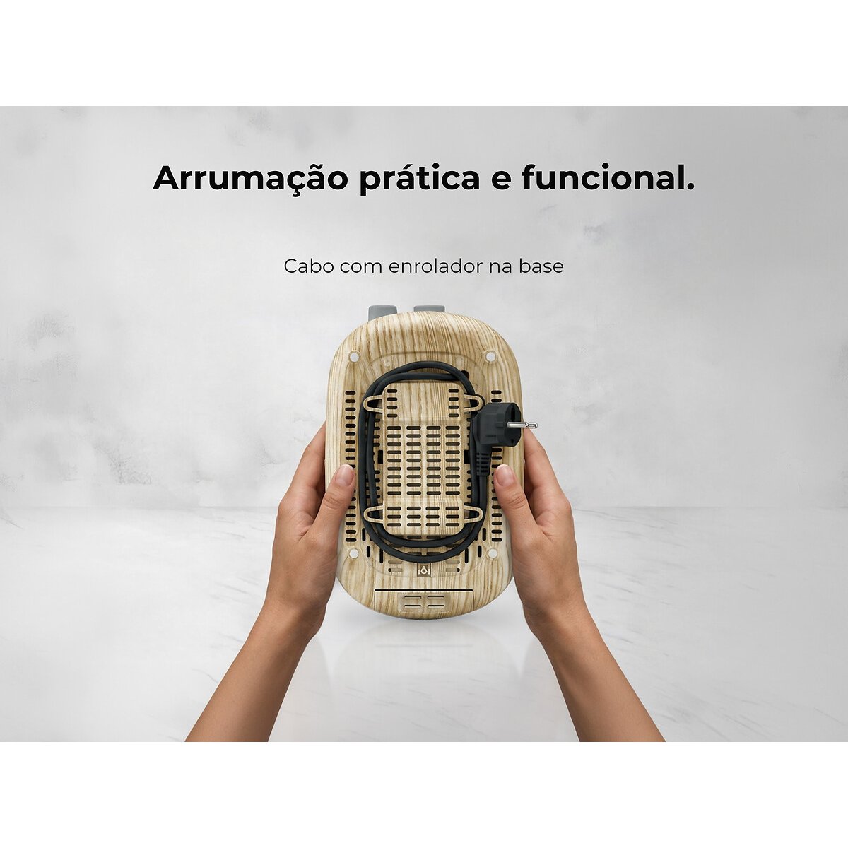 Torradeira 1050W, FLAMA cinzento, FLAMA