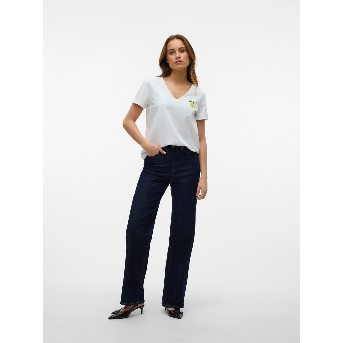VMBITONA T-shirts T-shirt snow white 1, VERO MODA