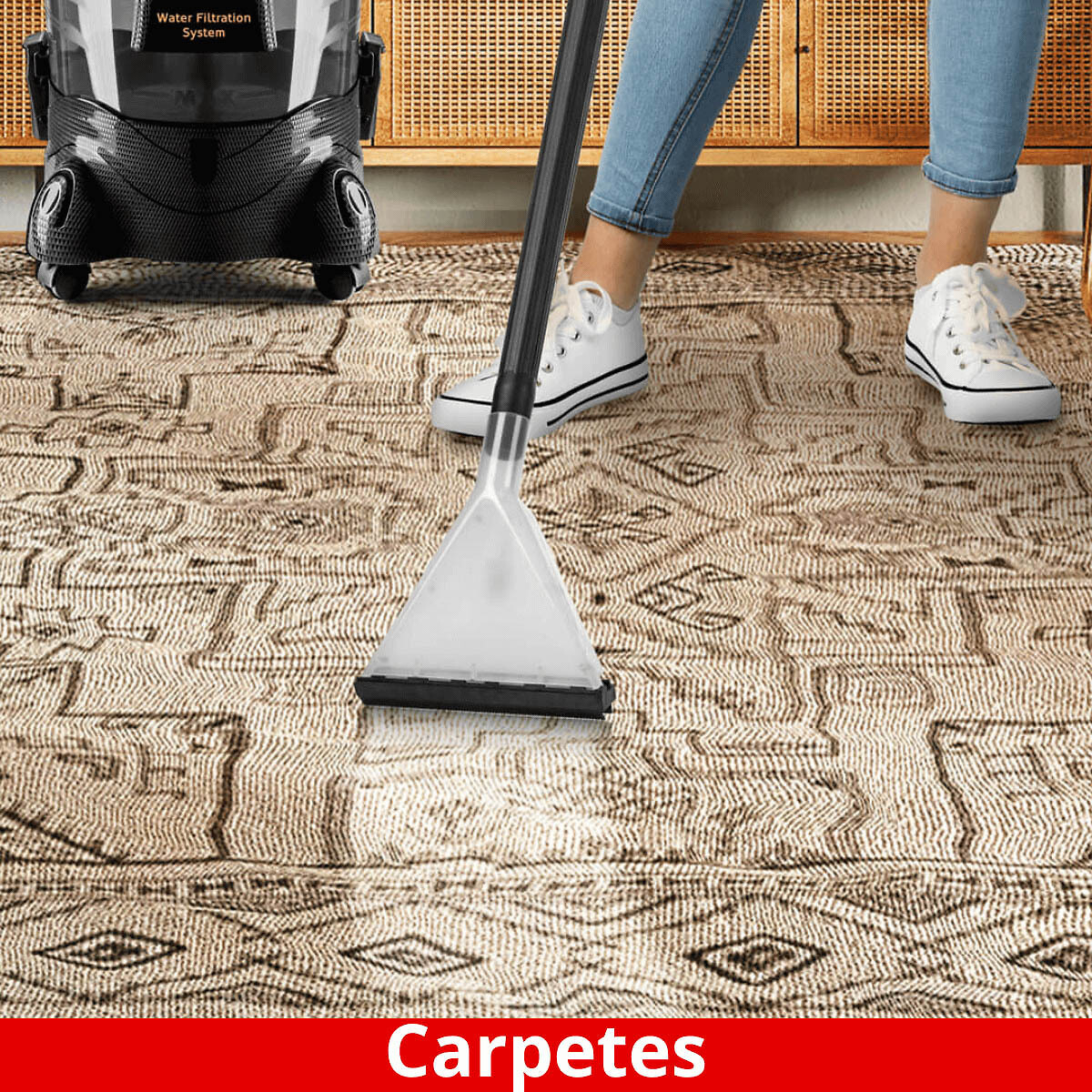 Máquina de lavagem multifunções Aquaclean Pro, HAEGER preto , HAEGER