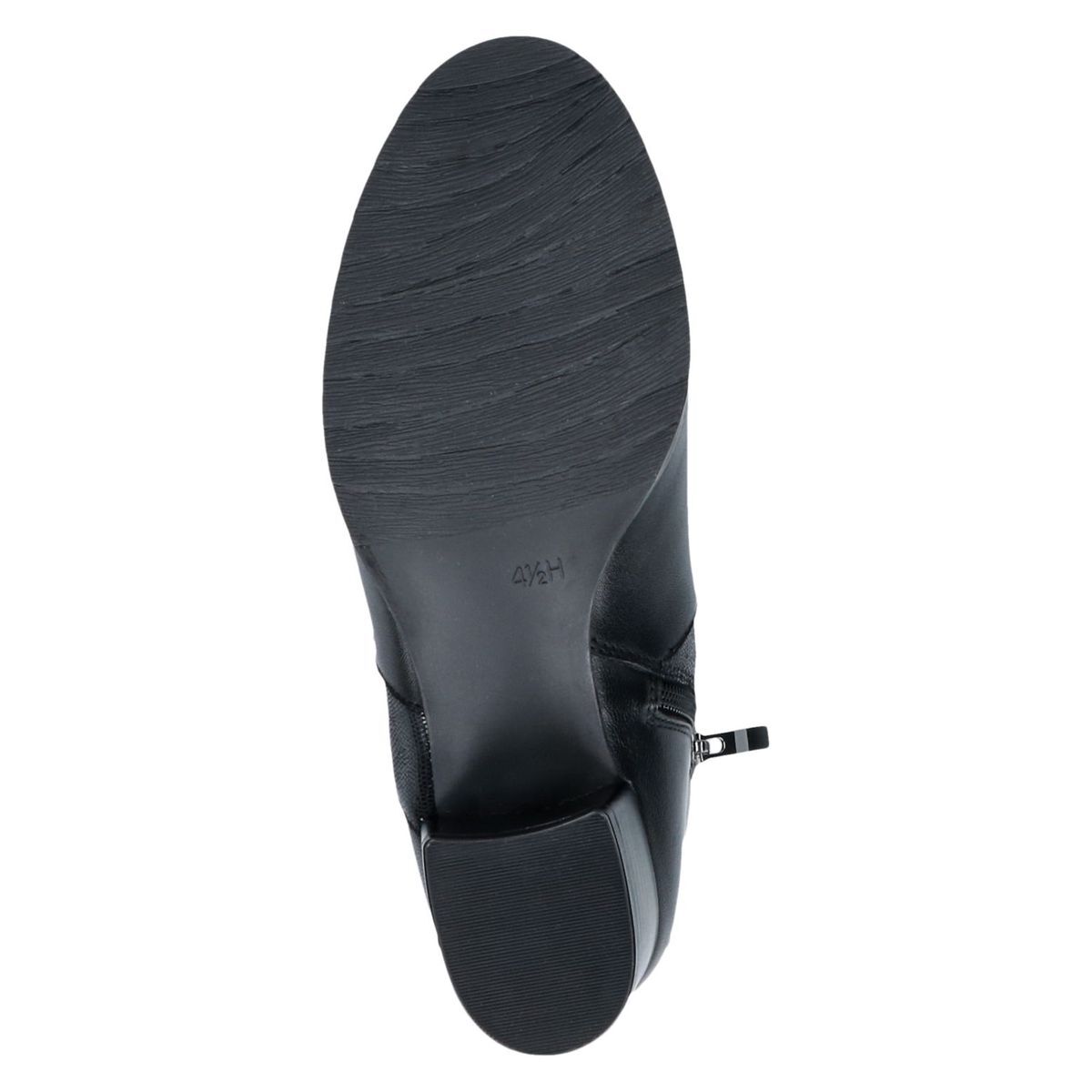Bottine en cuir noir zèbre, CAPRICE