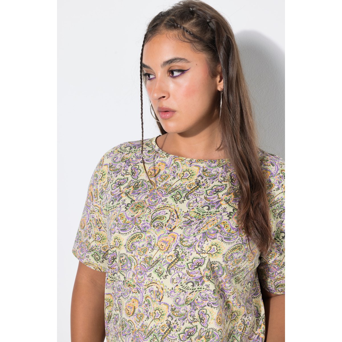 T-shirt oversize, imprimé cachemire cactus, STUDIO UNTOLD