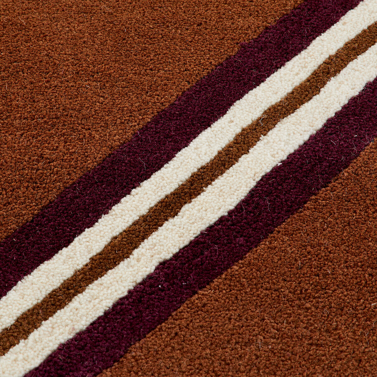 Teppich Georgio, 100% Wolle karamell, LA REDOUTE INTERIEURS