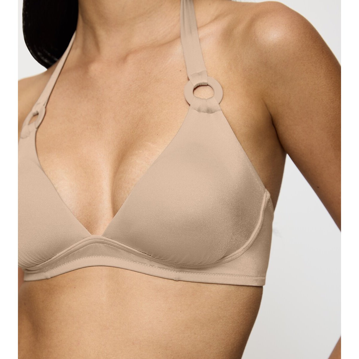 Midnight Swim Triangle Bikini Top golden beige, TRIUMPH