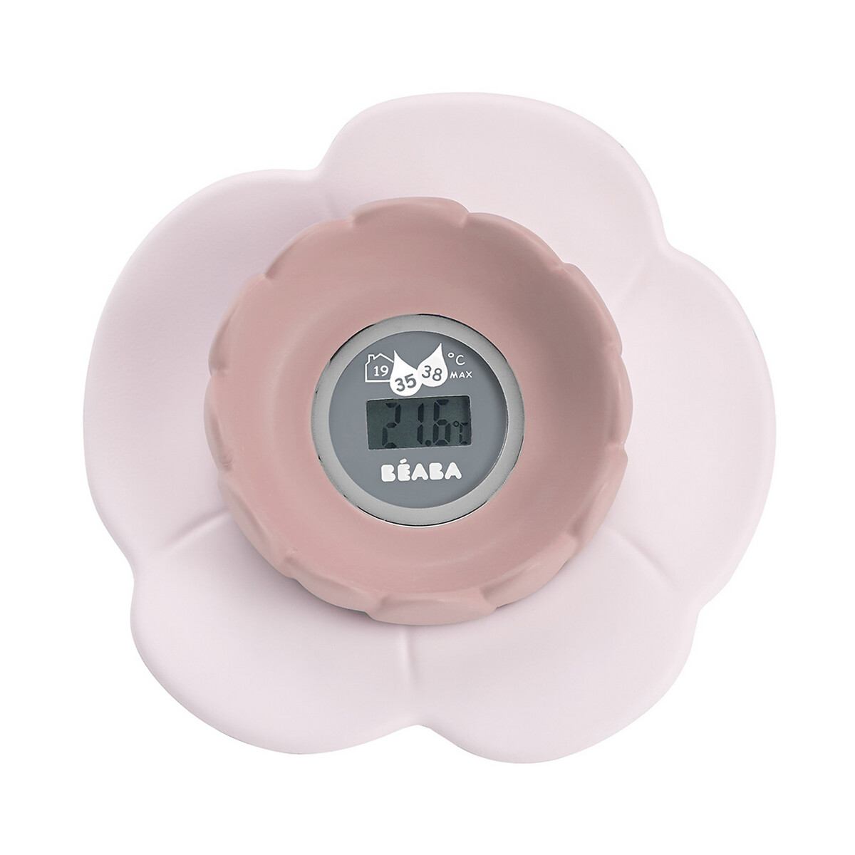 Thermomètre de bain lotus vieux rose, BEABA