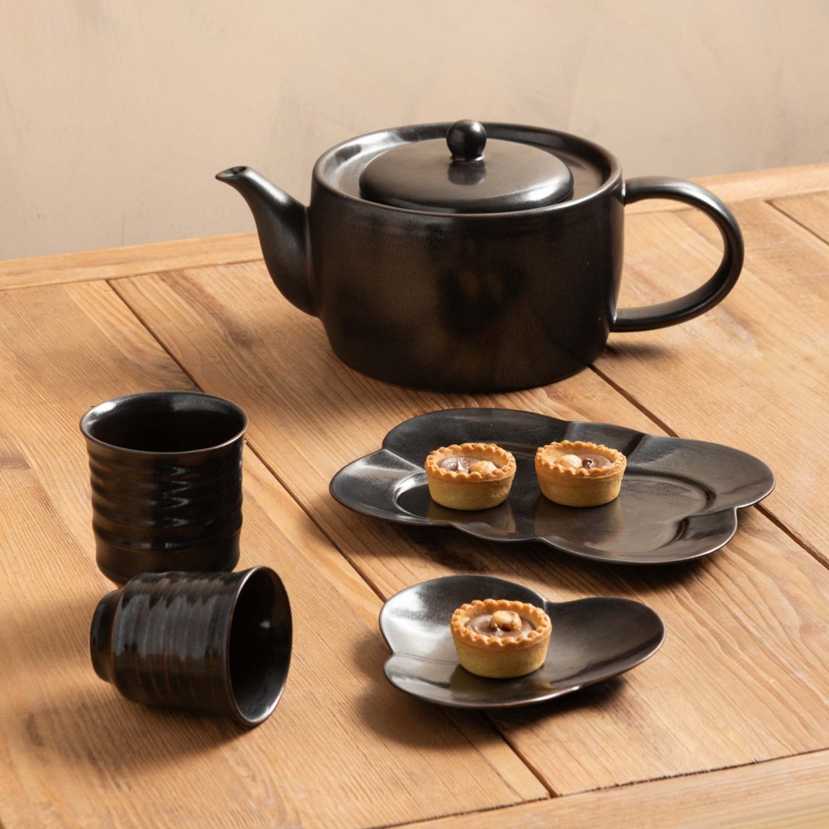 Bol évasé 13 cm (lot de 3) - CHADO noir, TABLE PASSION