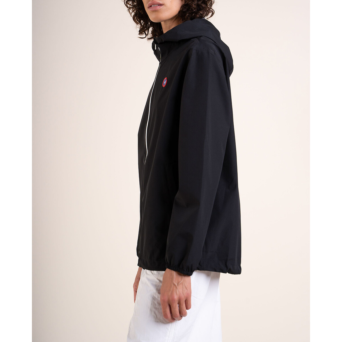 Kurze Unisex-Jacke mit Reissverschluss PASSY schwarz, FLOTTE
