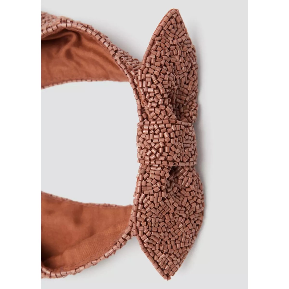 Sac à main orné de strass corail, MANGO