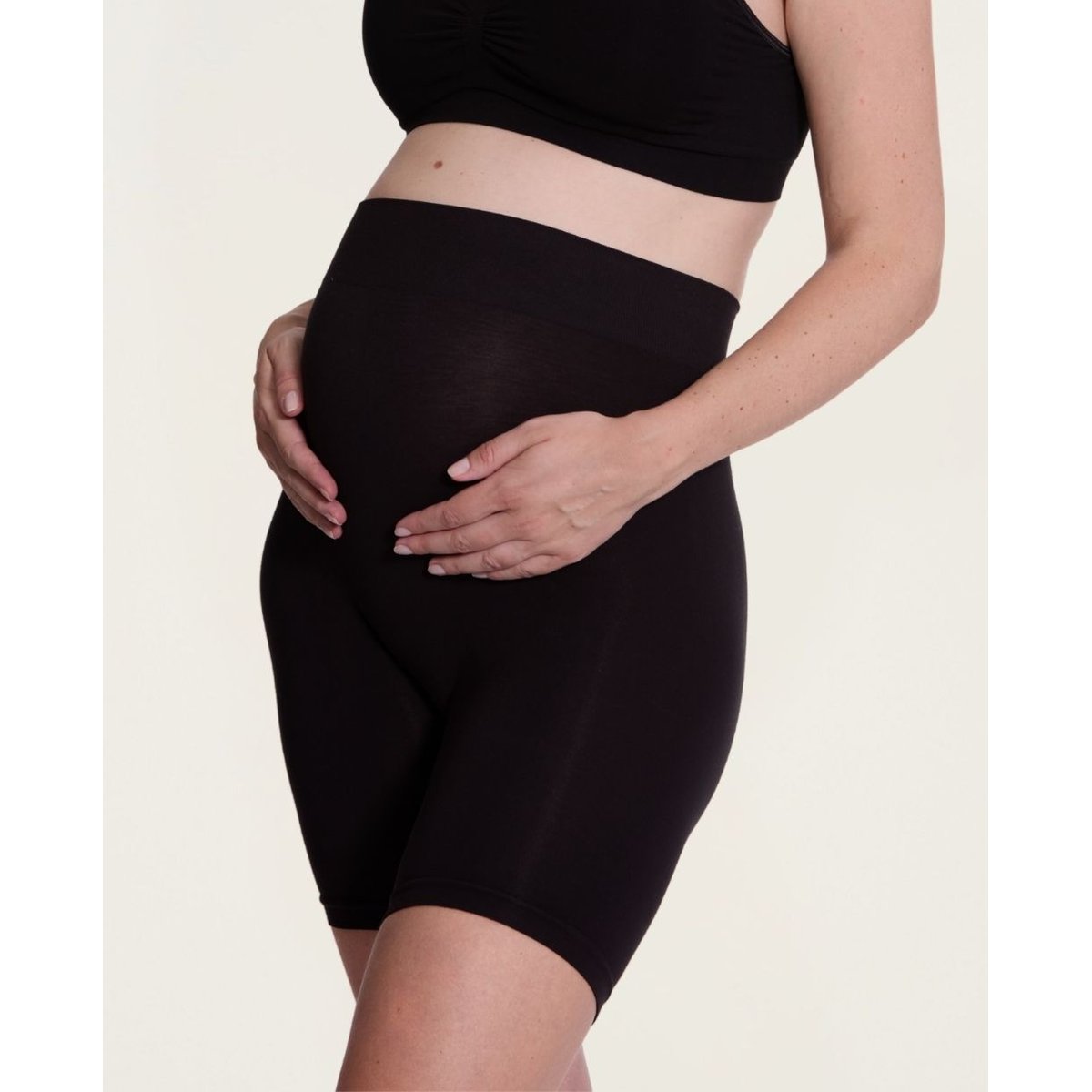 Cycliste de grossesse sans couture Essentiel noir, CACHE COEUR