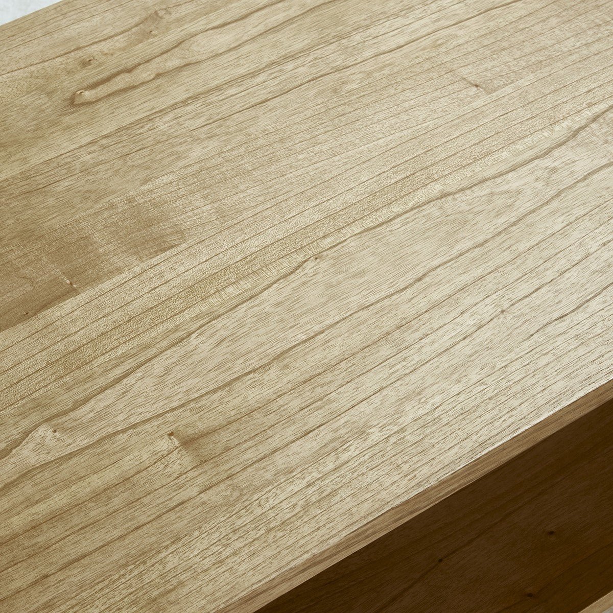 Table basse en bois massif 120 cm 1 tiroir  OSCAR naturel, BERAH GETAH