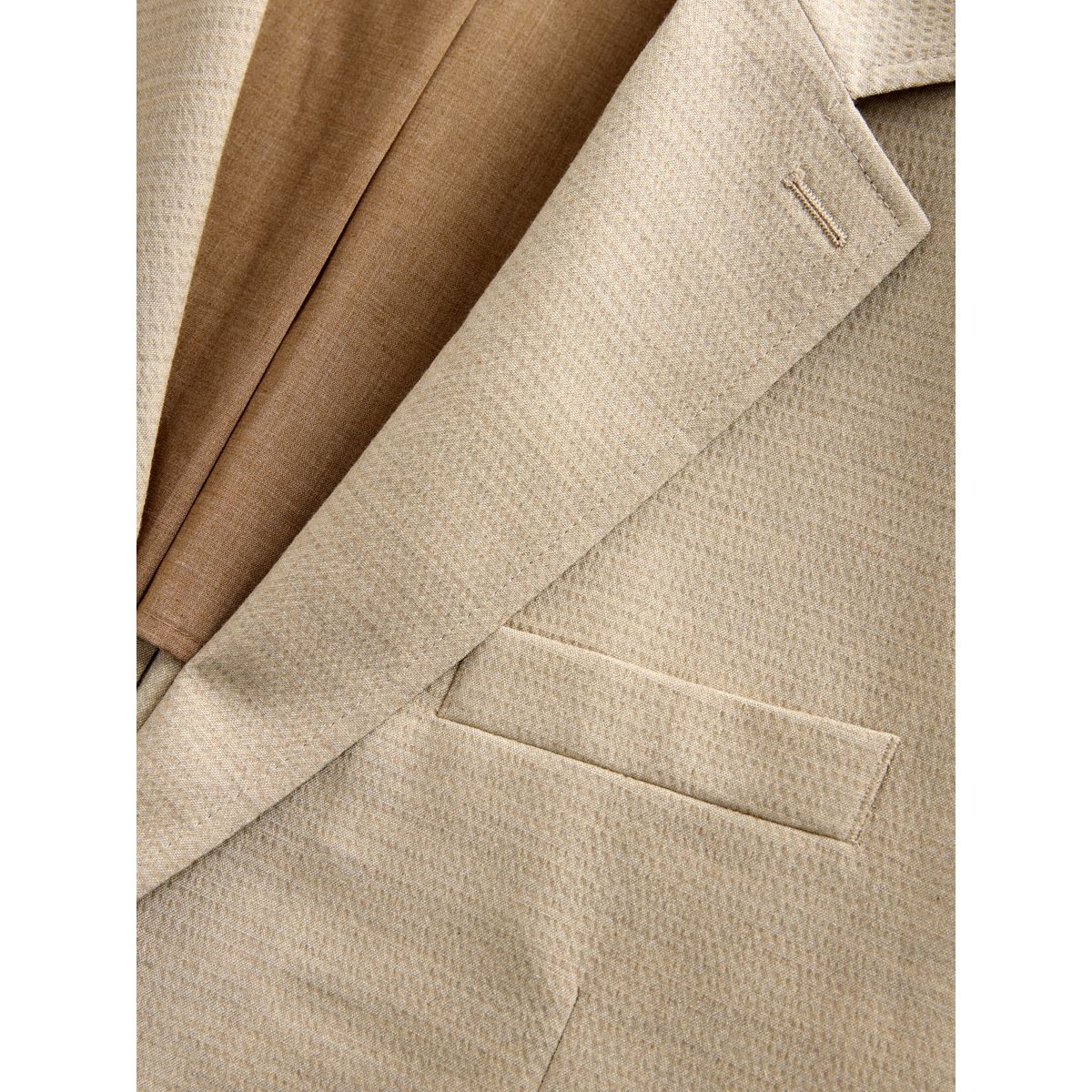 Veste de costume en seersucker texturé grège, NEXT