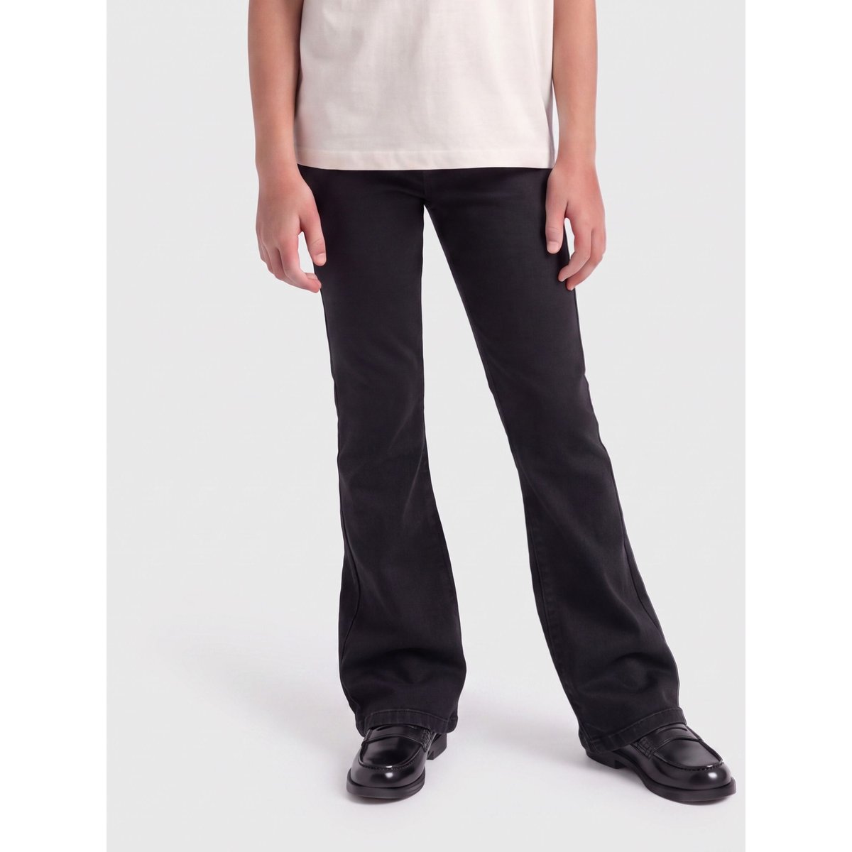 Jean Flared black denim, KIDS ONLY