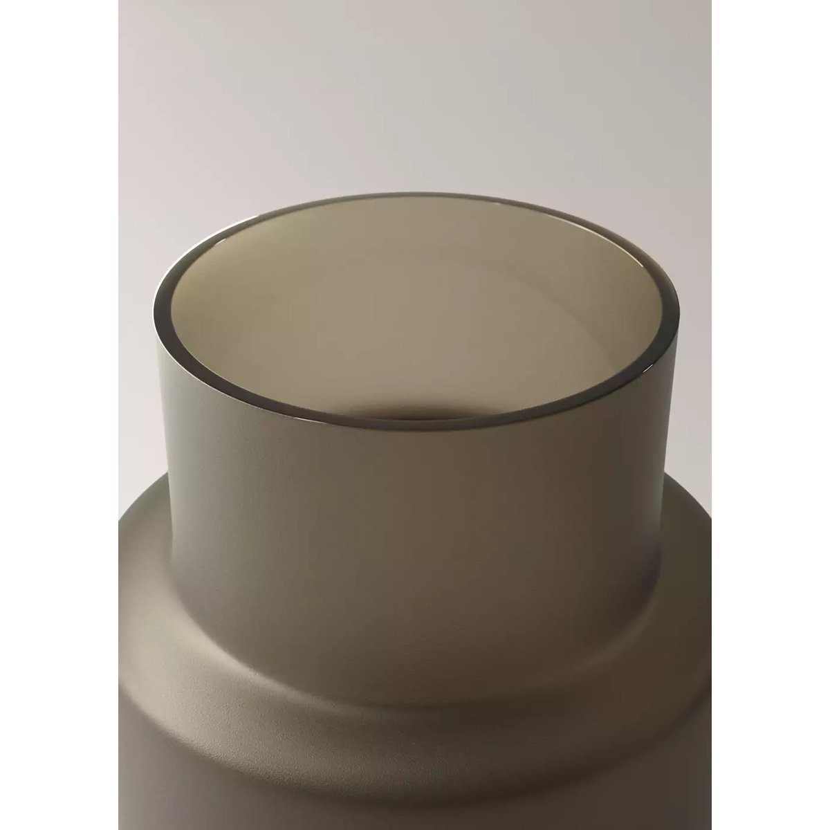 Vase en verre vert marron moyen, MANGO HOME