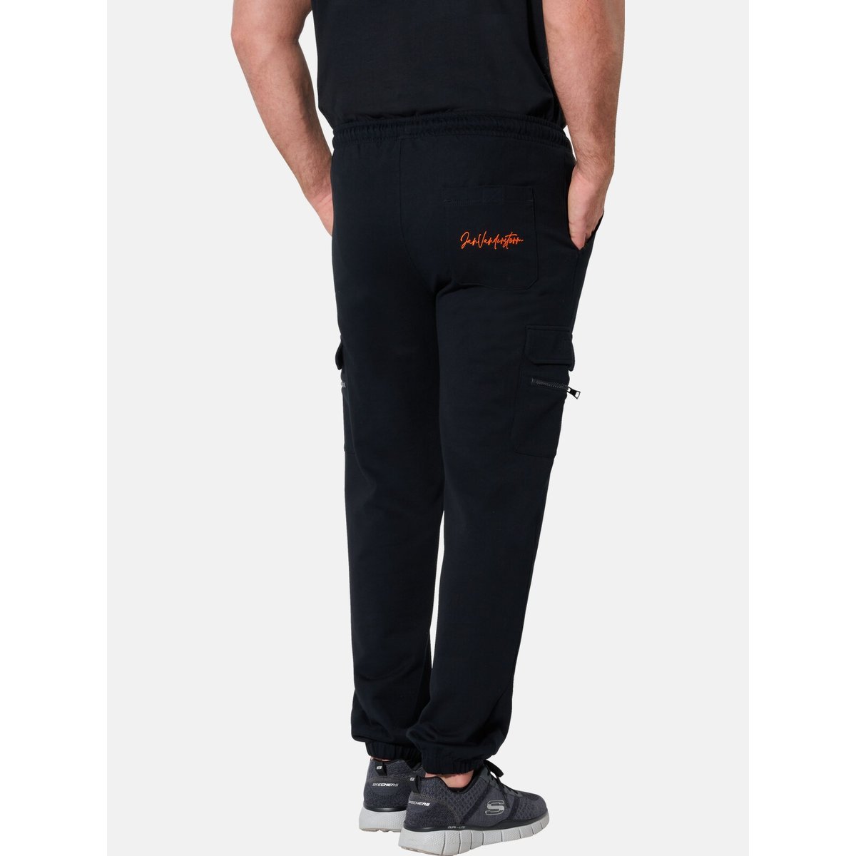 Pantalon de jogging OSMUND noir, JAN VANDERSTORM