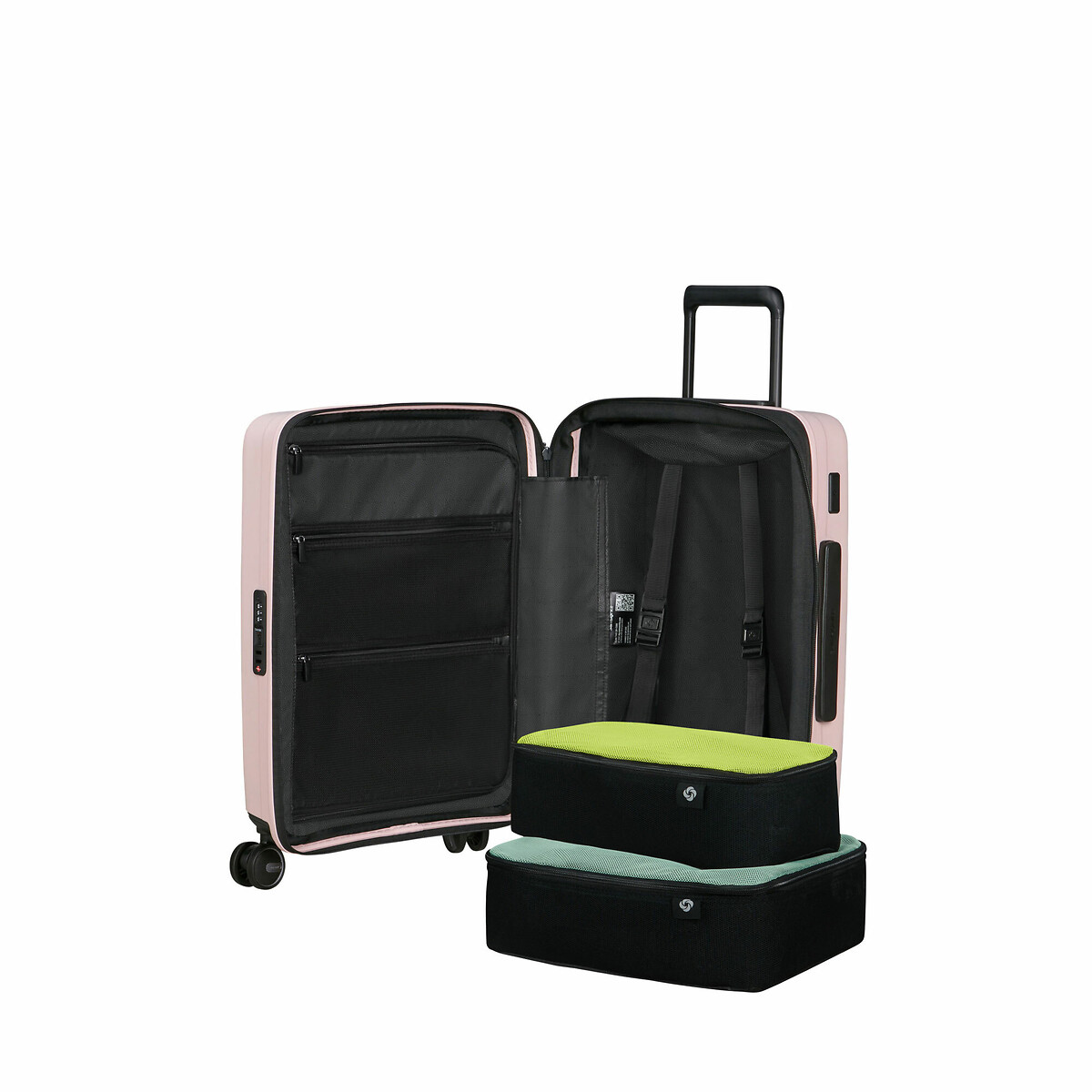 Restackd valise 4 roues taille S rose, SAMSONITE
