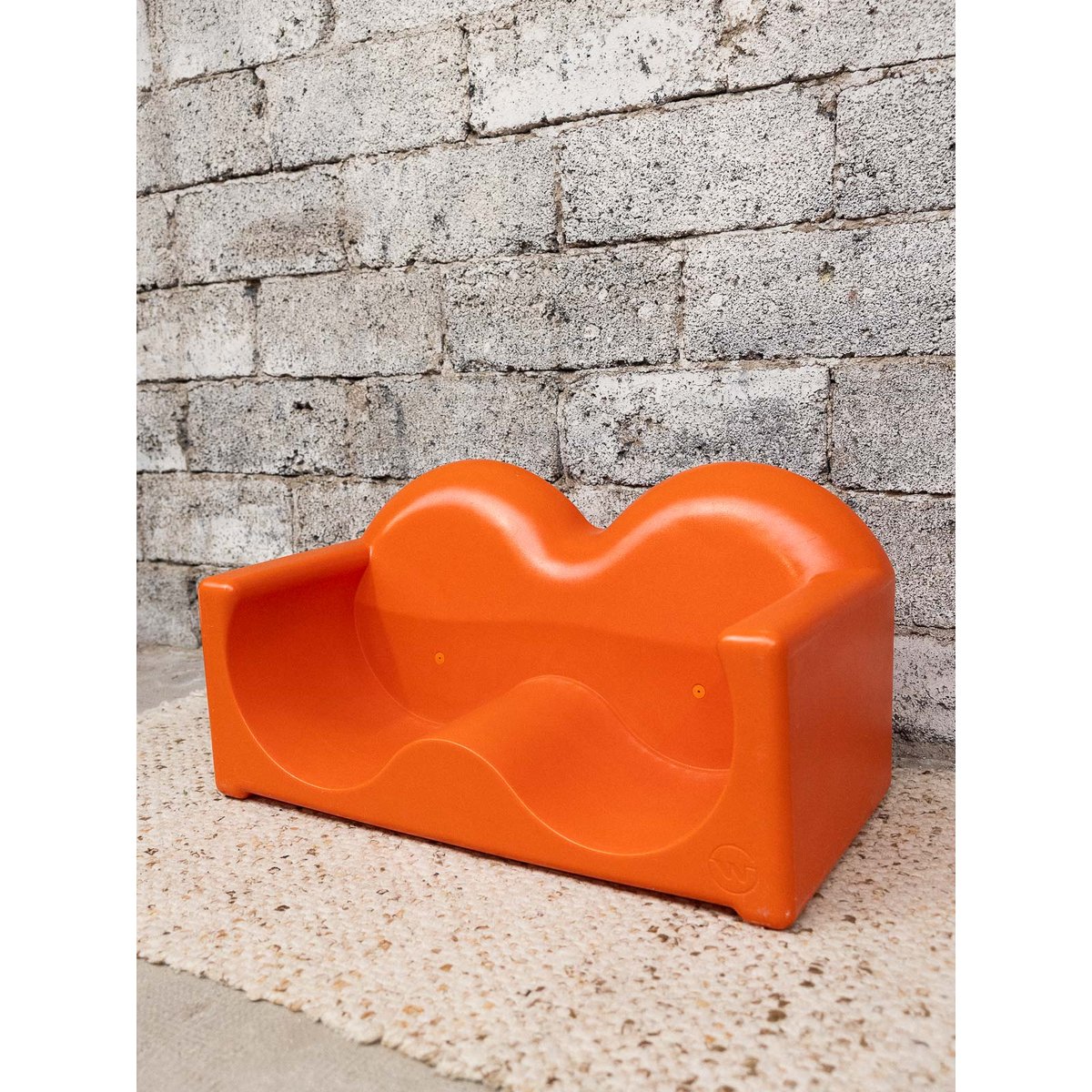 Fauteuil pour enfants Jakob N°1325 - Bon état orange, DEBONGOUT
