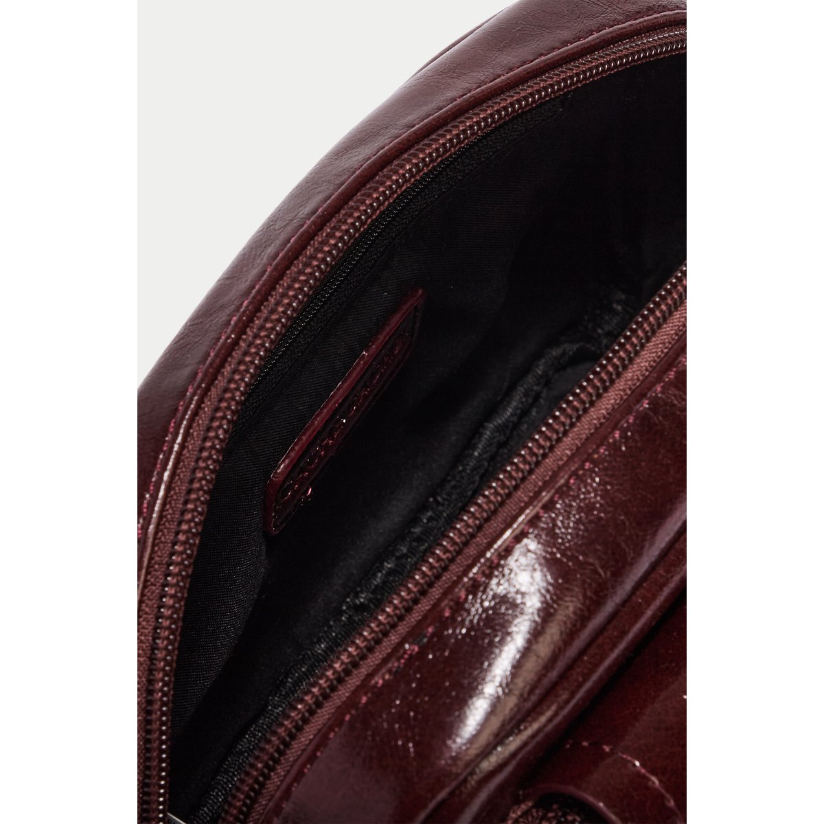 Sac aspect daim bordeaux, CACHE CACHE
