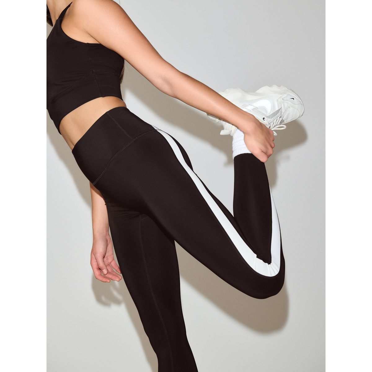 Legging de sport active power en colour-block marron chocolat, NEXT