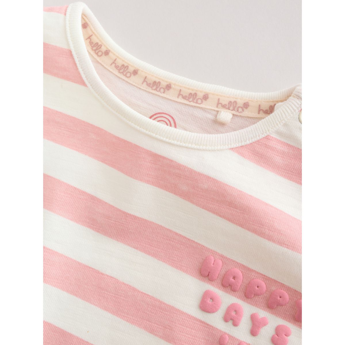 T-shirt à manches courtes bébé, lot de 4 slogan rose, NEXT
