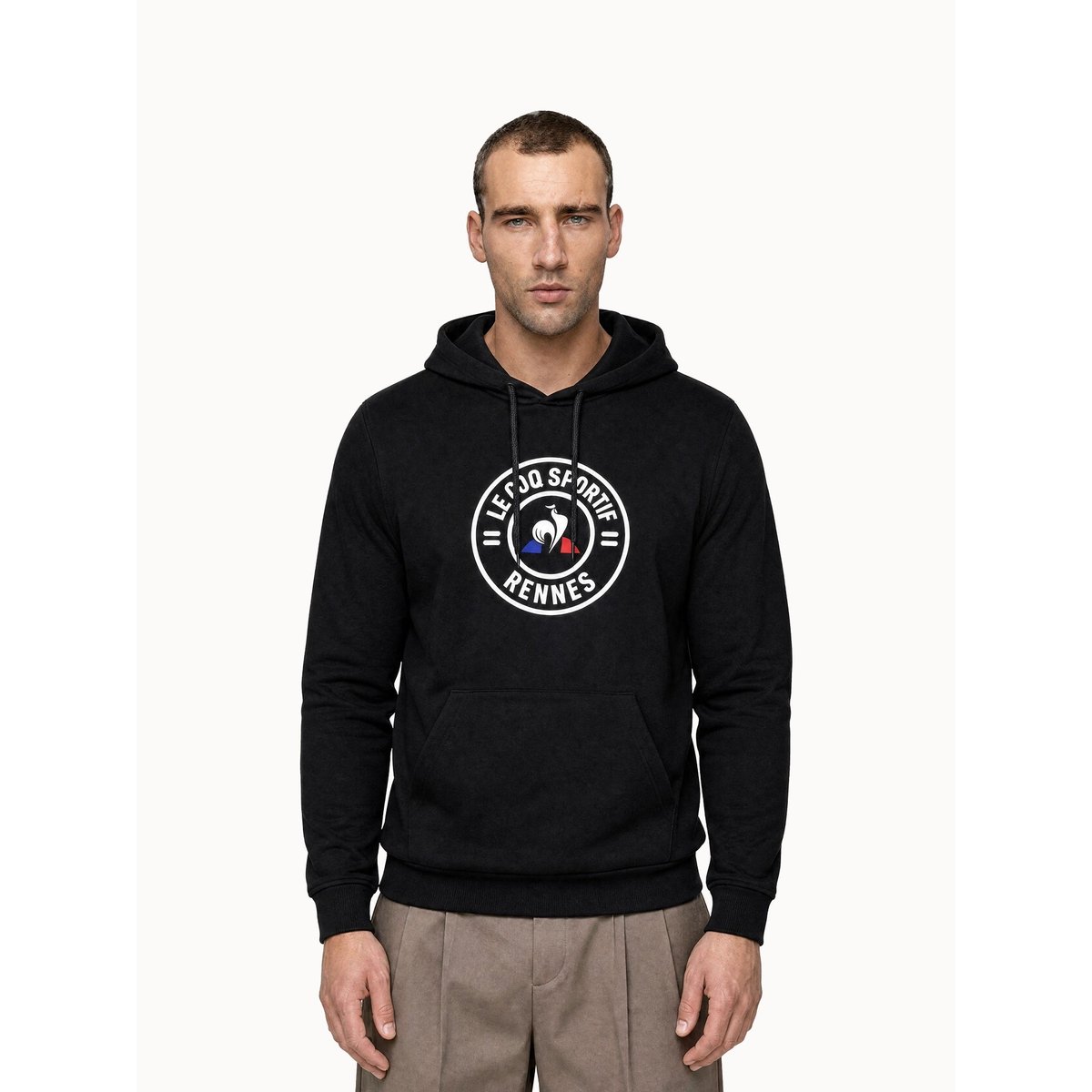 Sweat à capuche Unisexe City noir, LE COQ SPORTIF