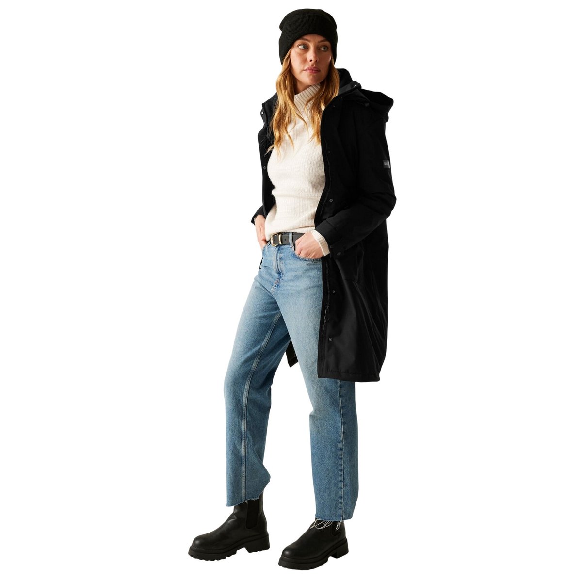 Veste imperméable isolante à capuche YANNTA noir, REGATTA