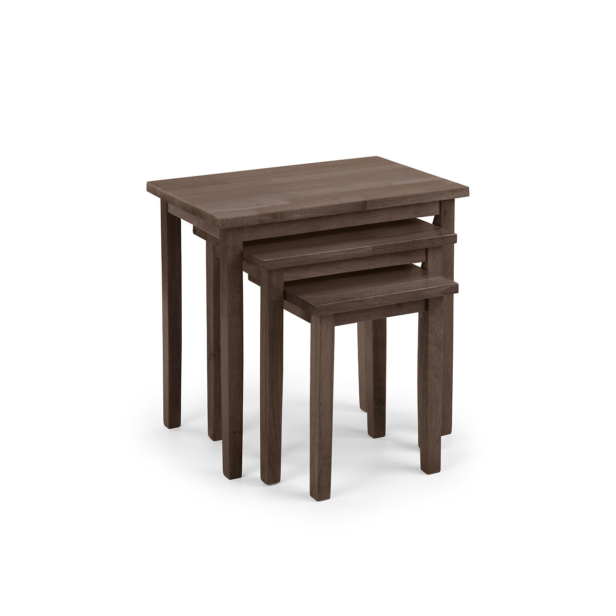 Calia Walnut Nesting Side Tables (Set of 3) walnut, SO'HOME