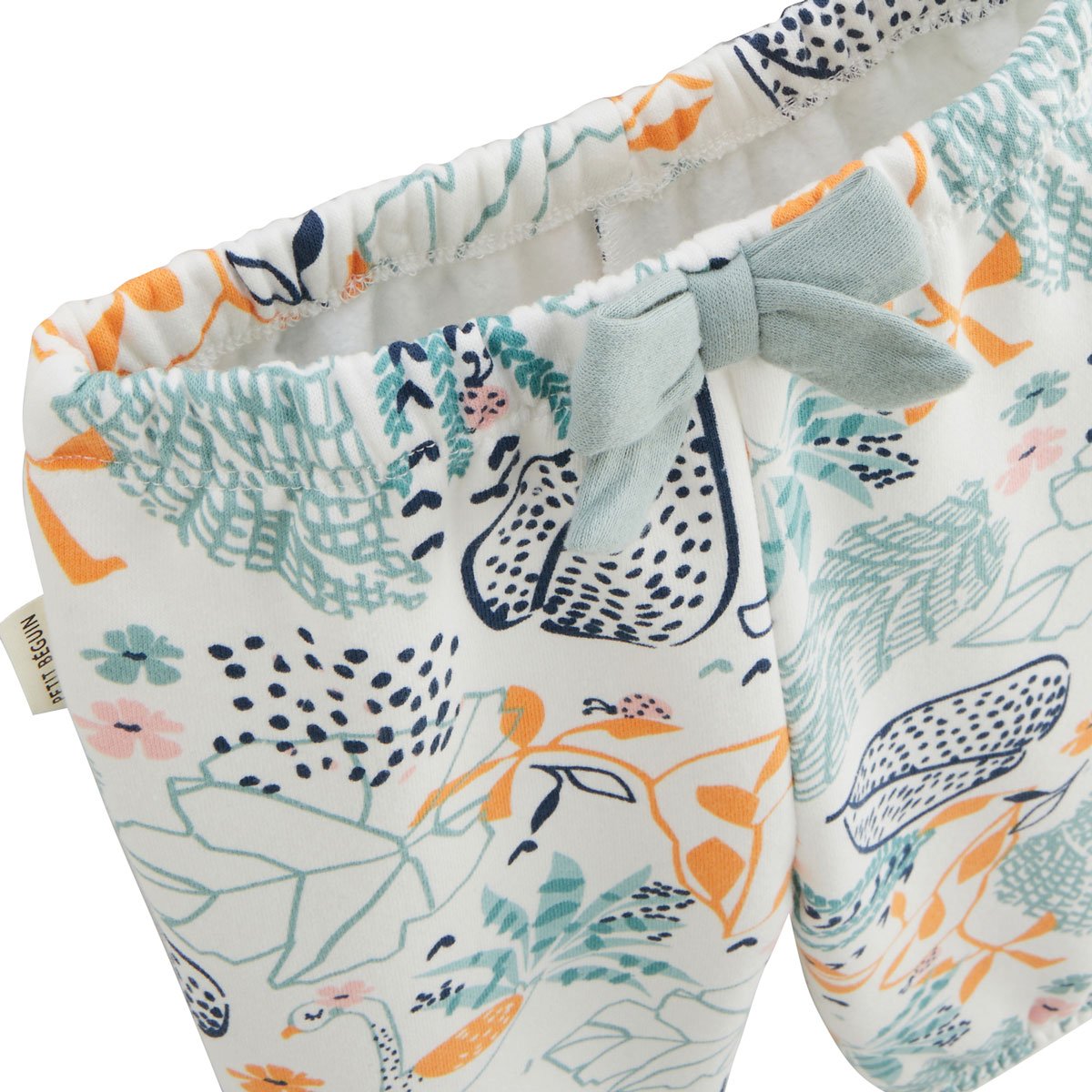 Ensemble bébé sweat-shirt et pantalon en molleton Holamuchacha bleu, PETIT BEGUIN