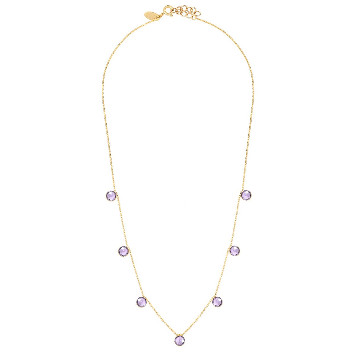 Collier multi moorea amethyste violet, CAROLINE NAJMAN