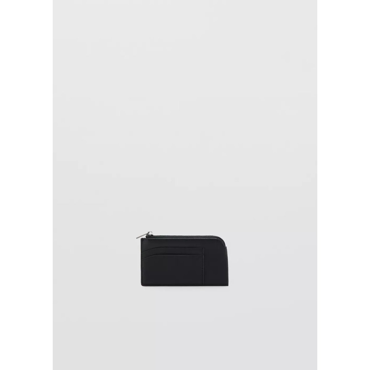 Porte-monnaie simili-cuir noir, MANGO MAN