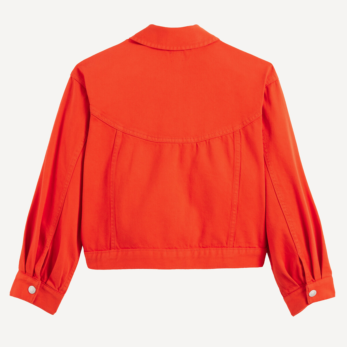 Veste worker en twill rouge, LA REDOUTE COLLECTIONS