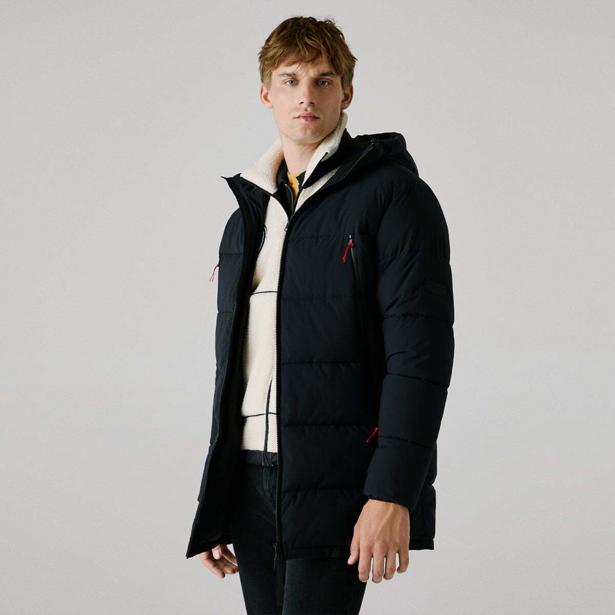 Red Bull Racing Doudoune Longue Avec Capuche noir, PEPE JEANS