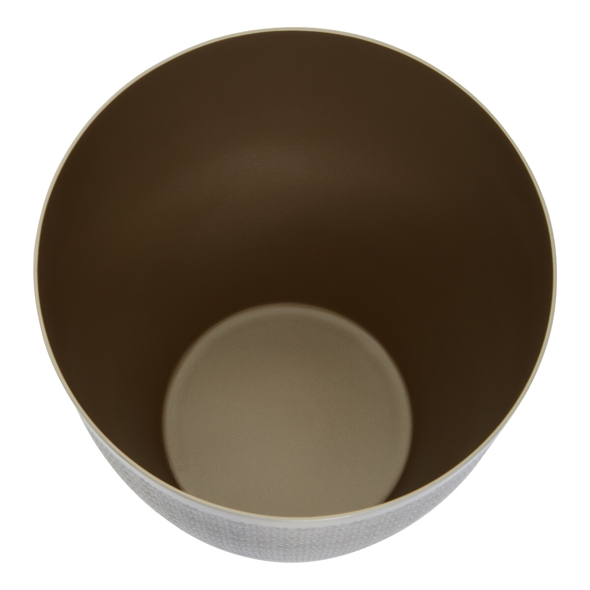 26cm Art Deco Gold Finish Waste Bin gold-coloured, FIFTY FIVE SOUTH