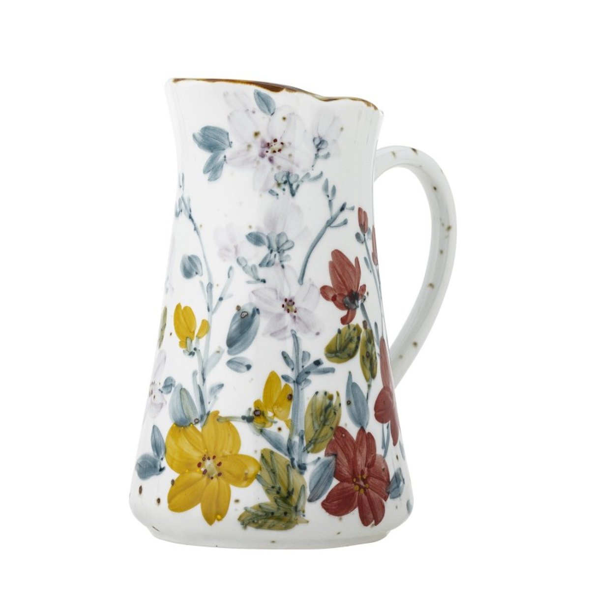 Pichet grès peint floral Savina multicolore, BLOOMINGVILLE