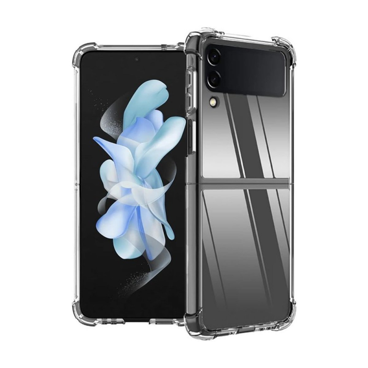 Coque souple renforcée Galaxy Z Flip 4 transparent, EVETANE