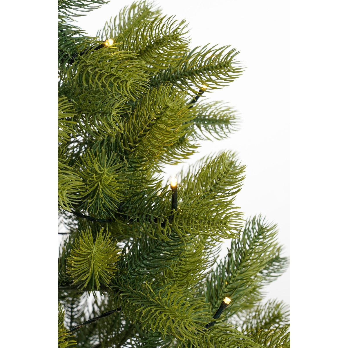 Sapin de Noël artificiel avec LED H90 cm NAGOYA vert, BLACK BOX TREES