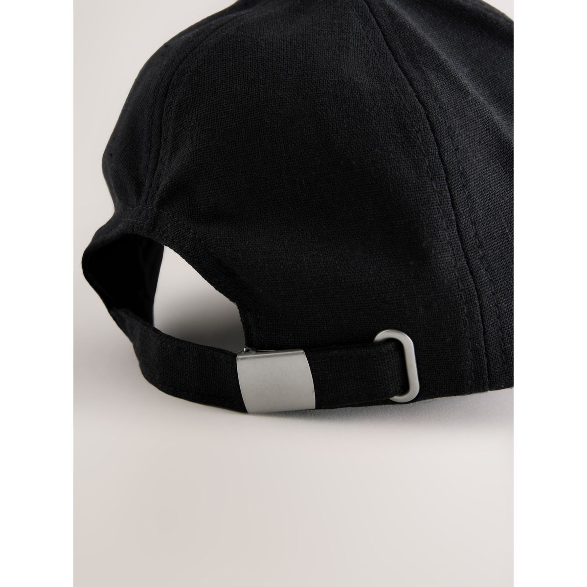 Casquette en lin noir, NEXT