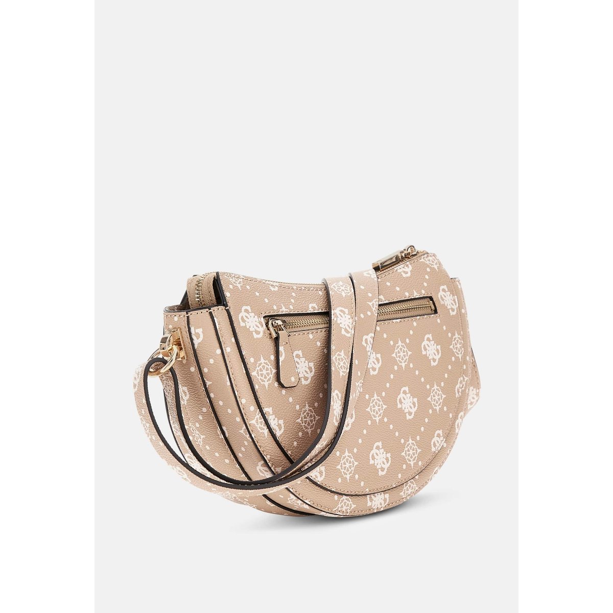 Sac D’épaule Silia Logo 4G Pivoine beige, GUESS
