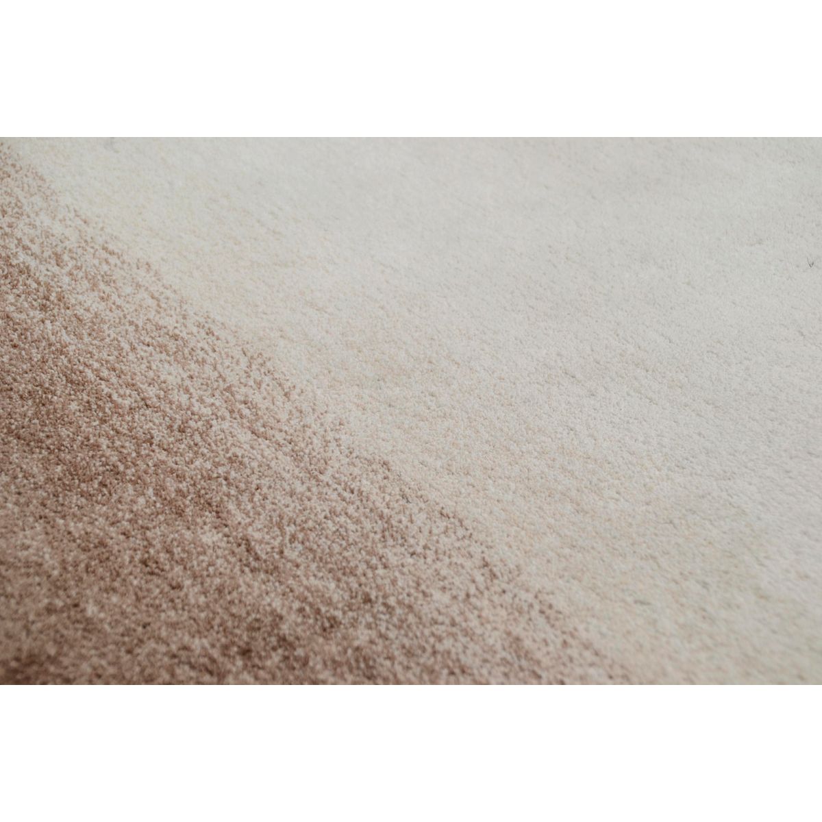 Tapis Shaggy Hula Shadding tufté main épais beige, THEKO