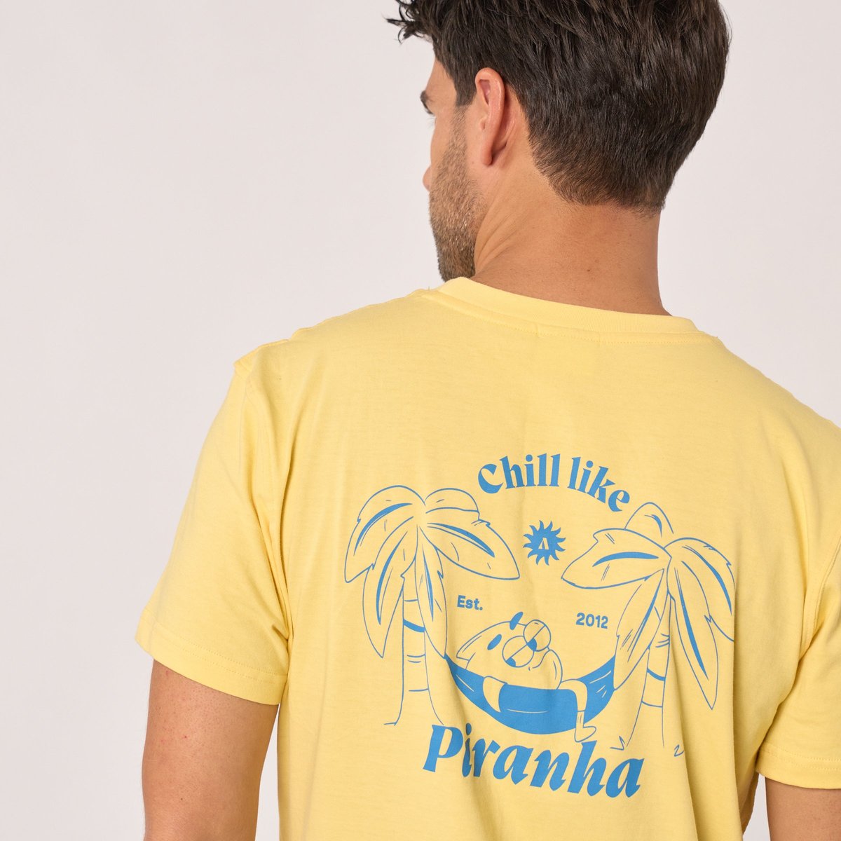 T-shirt en coton biologique BILLY jaune, BILLYBELT