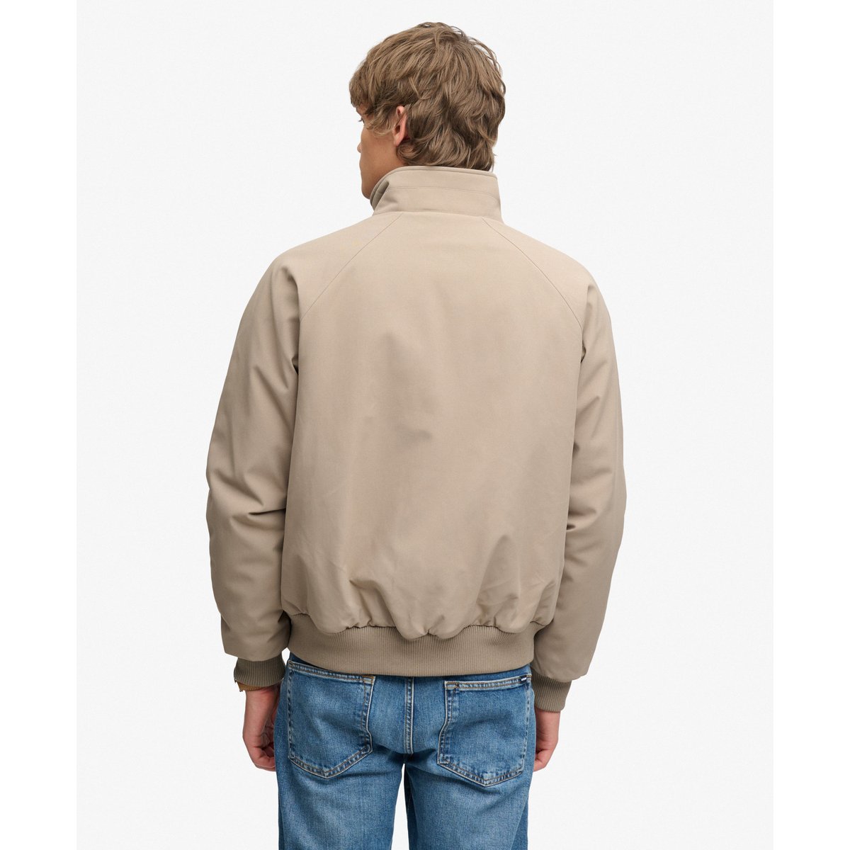 Veste City Doublée en Polaire brun roche délavé, SUPERDRY