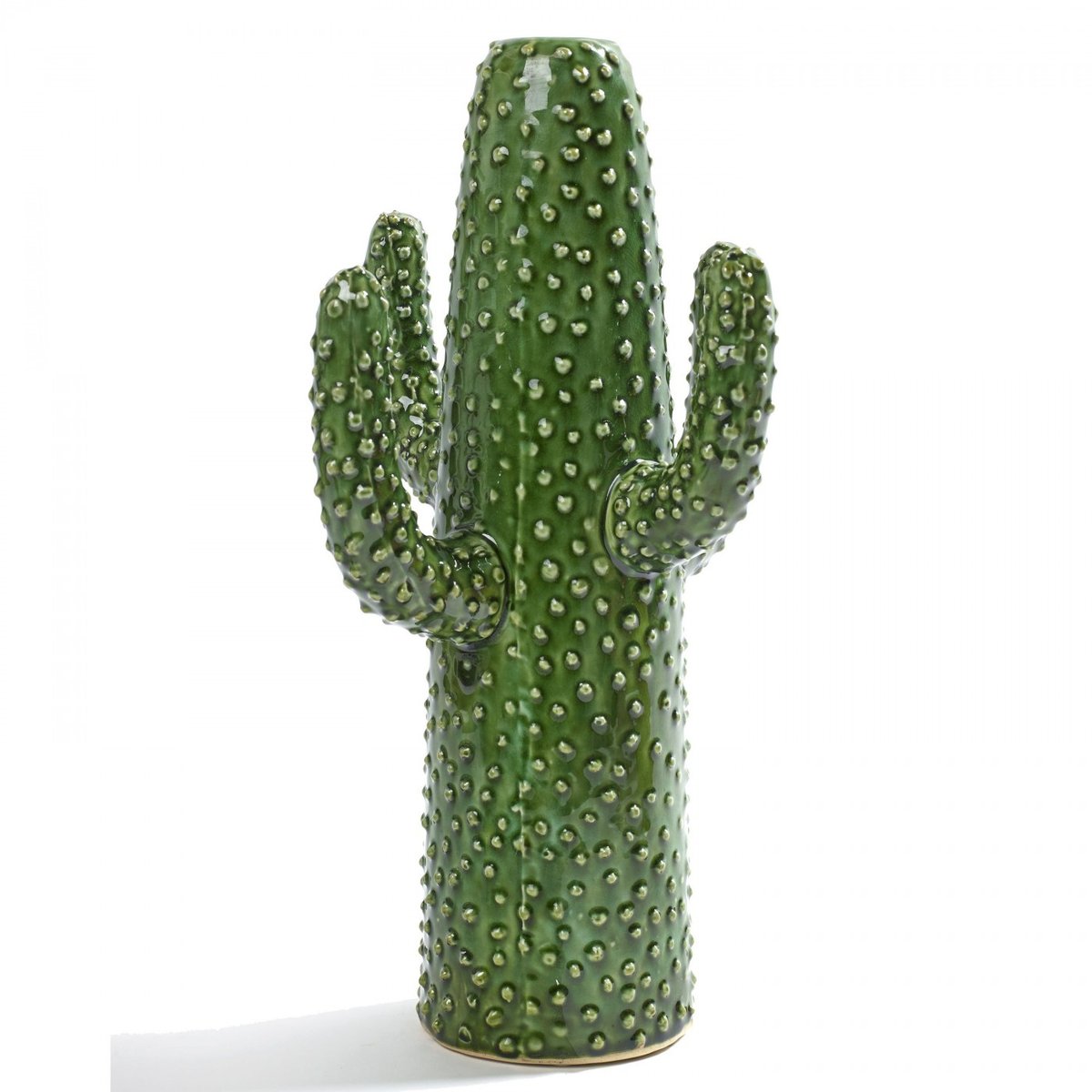 Vase Cactus Large Porcelaine Verte H 39 cm vert, SERAX