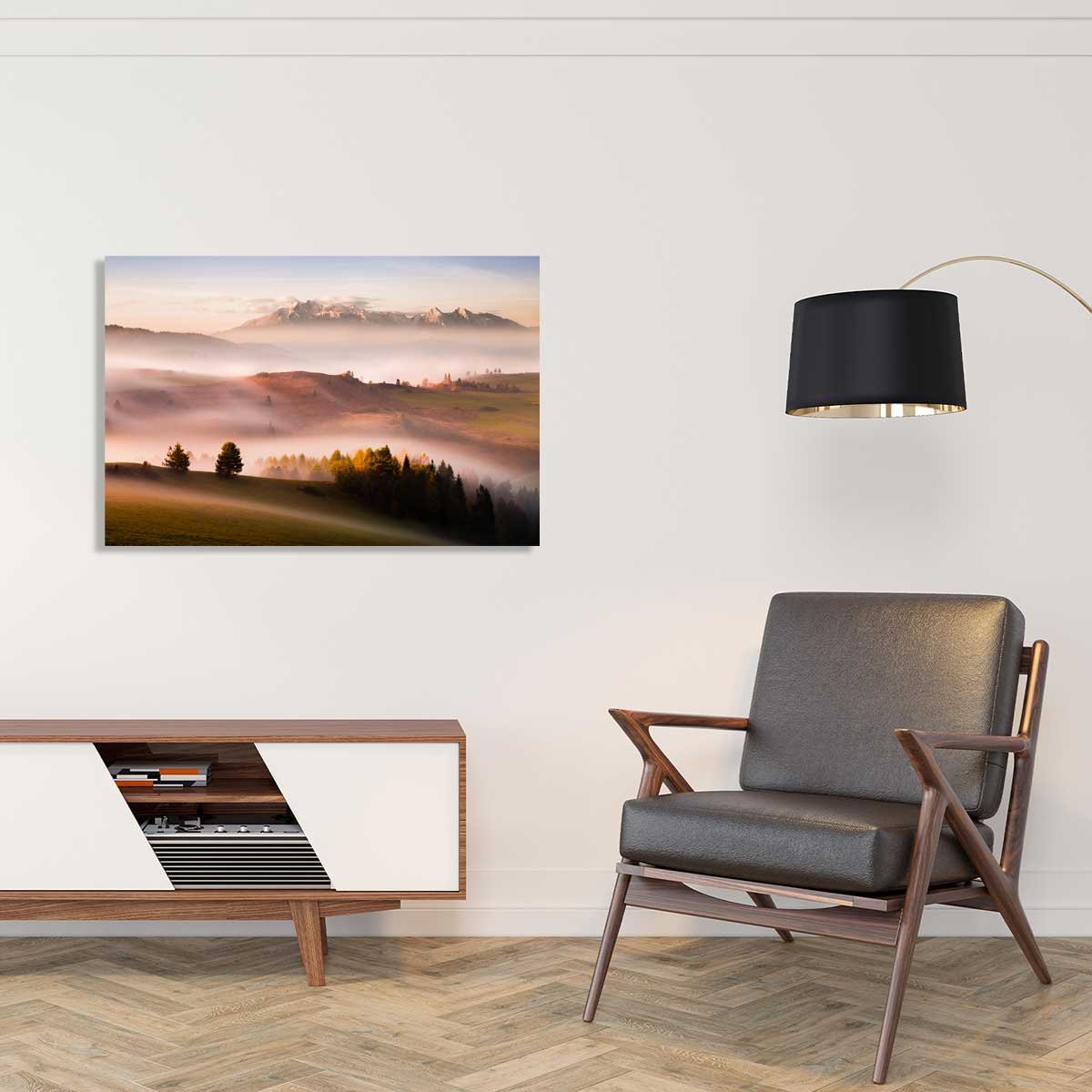 Tableau Automne serein et silence tableau alu dibond, HEXOA