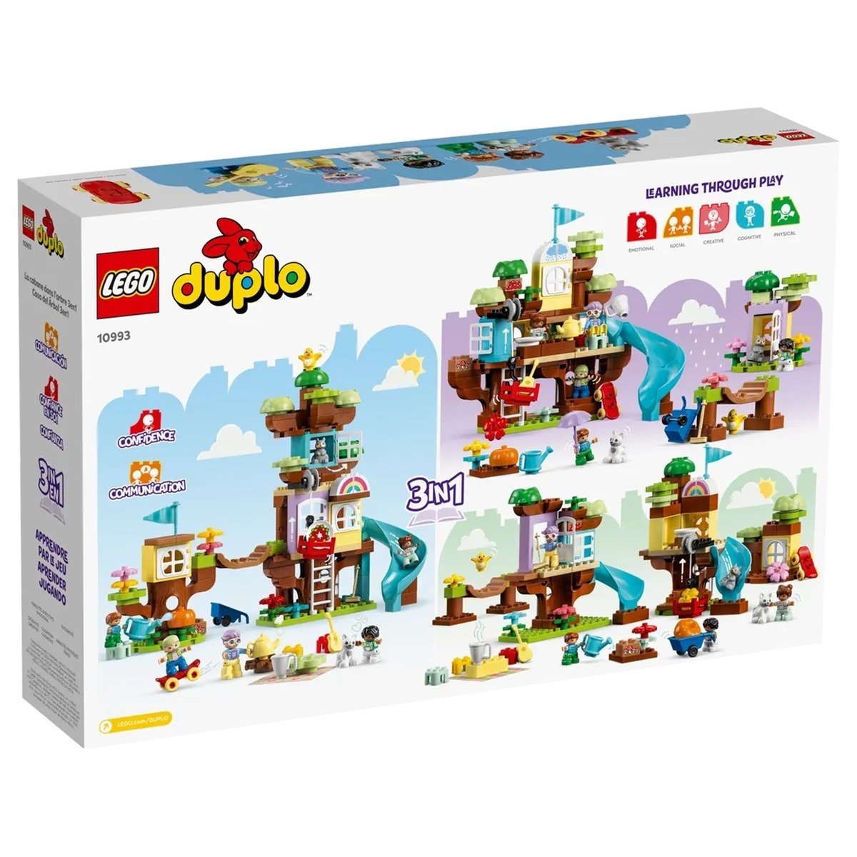 LEGO DUPLO - Cabane dans l'arbre 3-en-1 - 10993 pour les petits aventuriers multicolore, LEGO