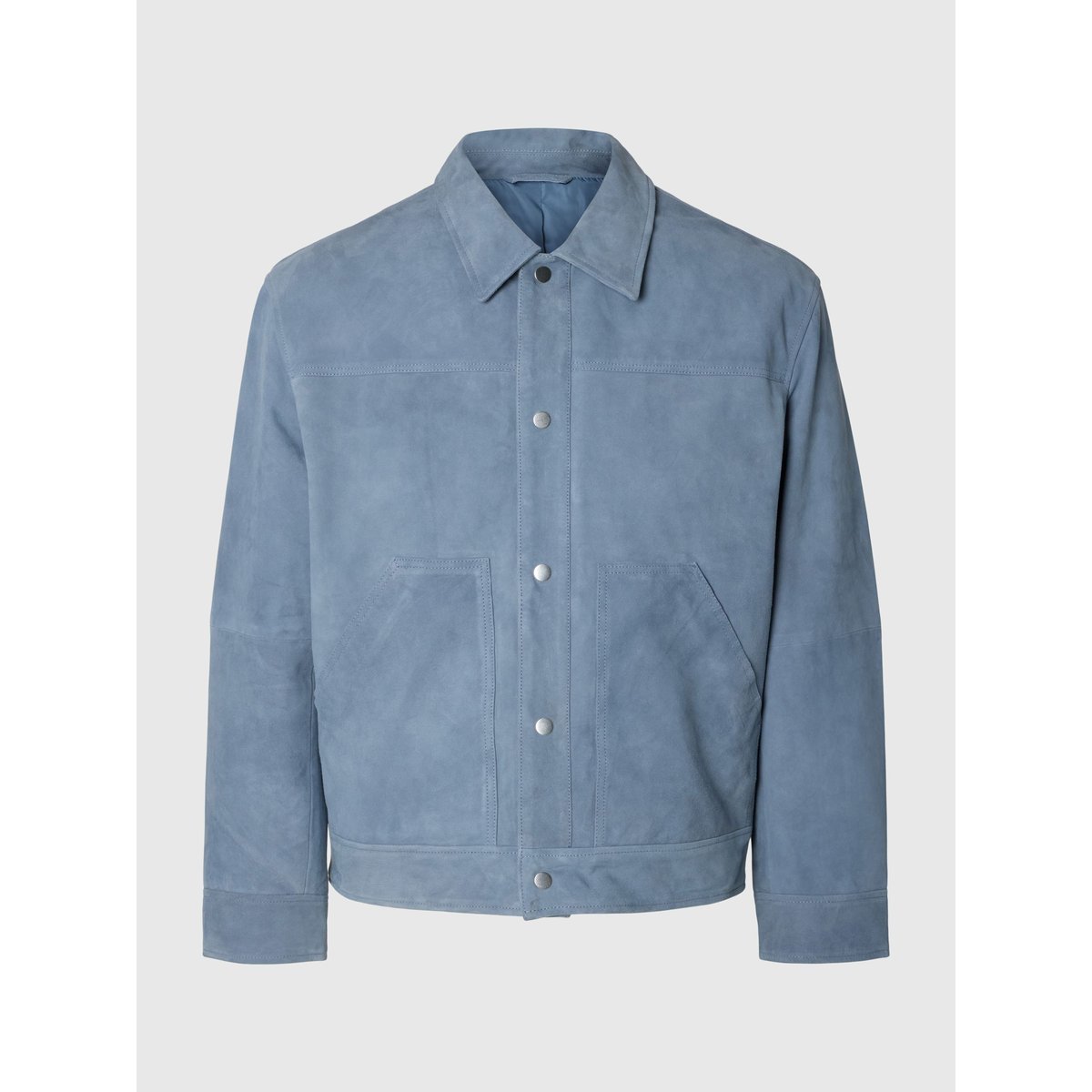 Veste gris - blue mirage1, SELECTED