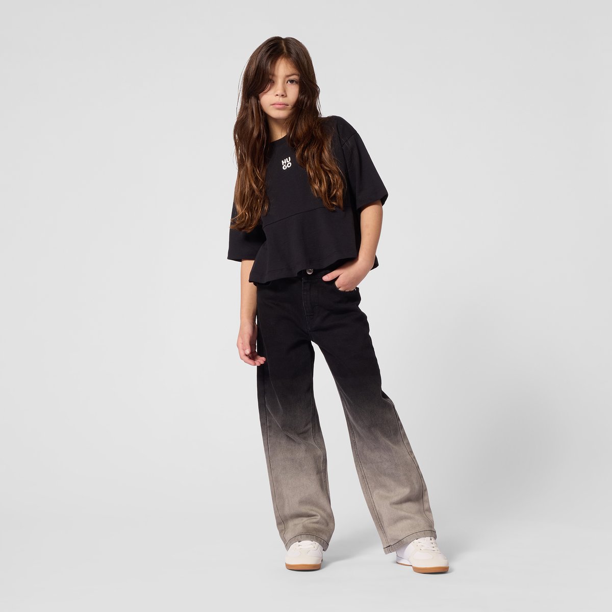 Tee-shirt manches courtes black, HUGO KIDSWEAR